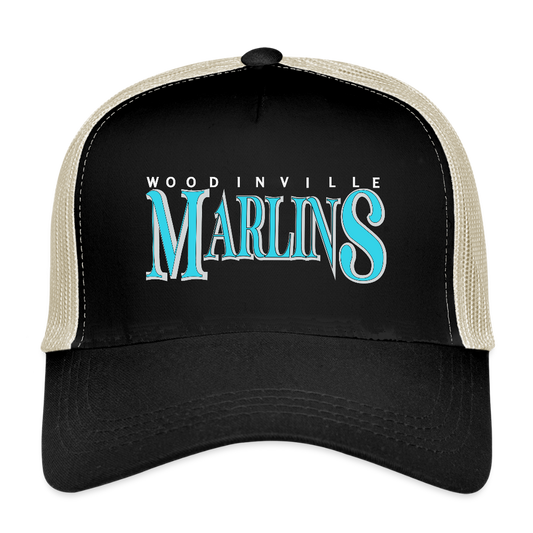 Marlins Mesh Cap - black/oyster
