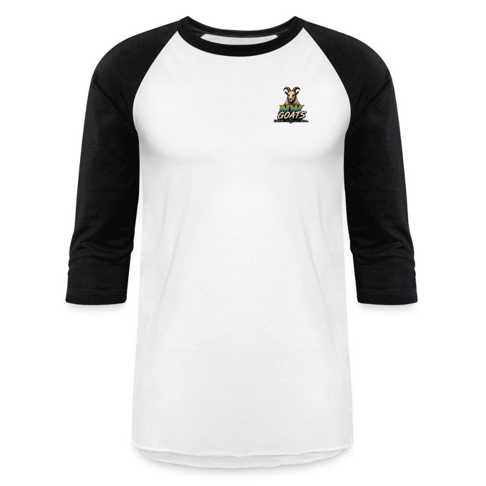 NW Goats | Baseball T-Shirt - white/black