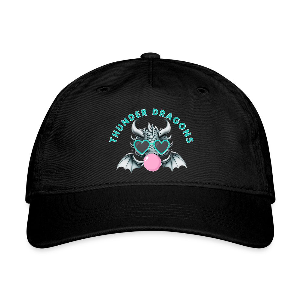 TD BUBBLE Organic Baseball Cap - black