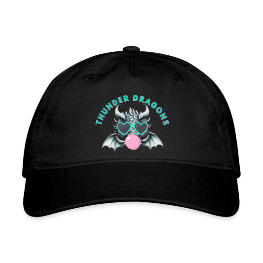 TD BUBBLE Organic Baseball Cap - black