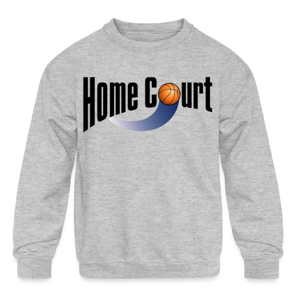 Home Court Youth Crew - heather gray