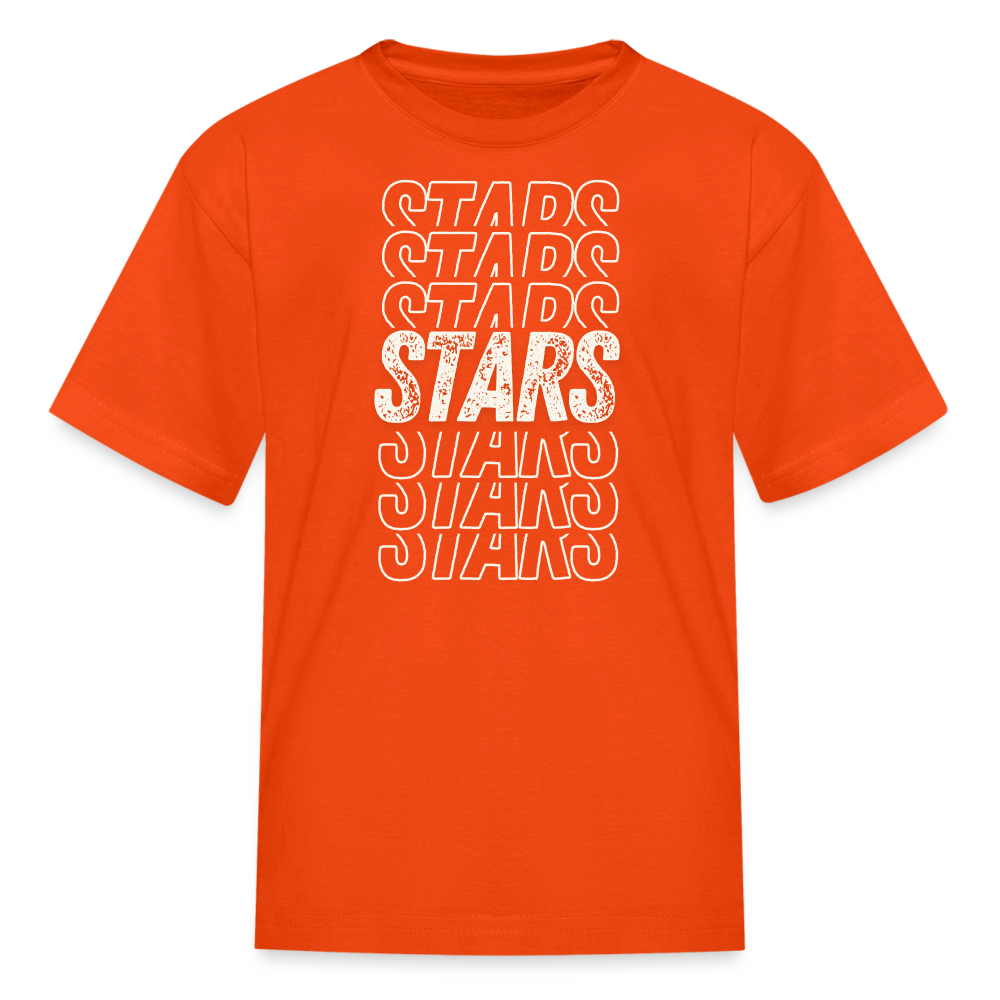 Stars on repeat - Grade Level Colors Kids' T-Shirt - orange