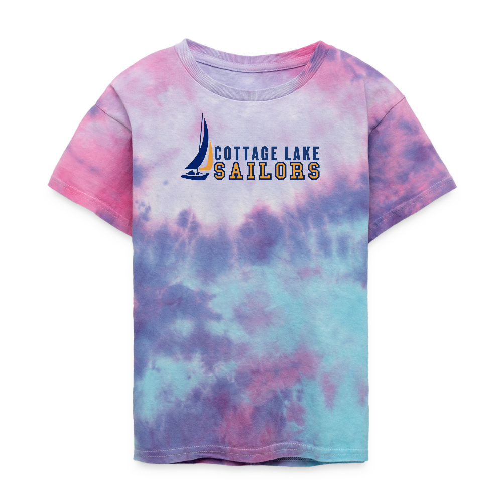 COTTAGE LAKE SPRING #5 | Kid's Tie Dye T-Shirt - cotton candy
