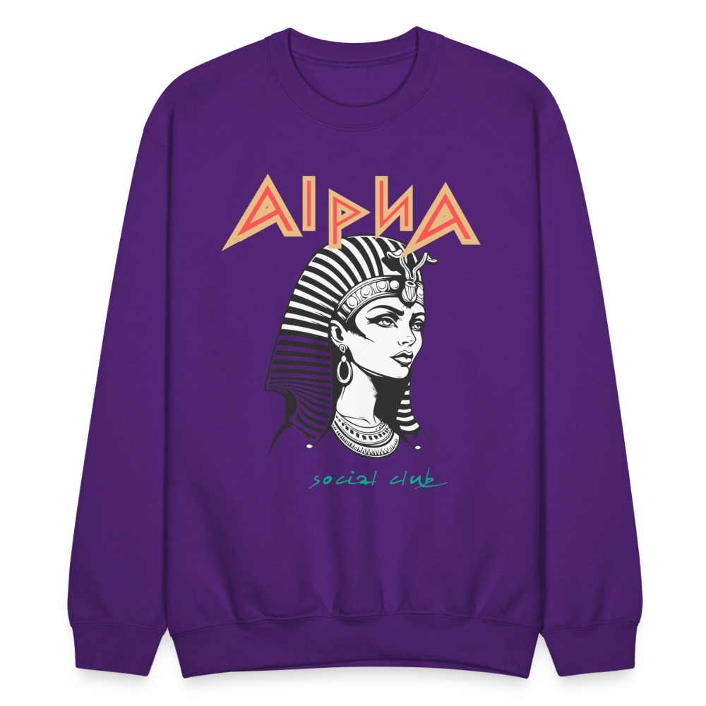 COZY AND CLEO CREWNECK - purple