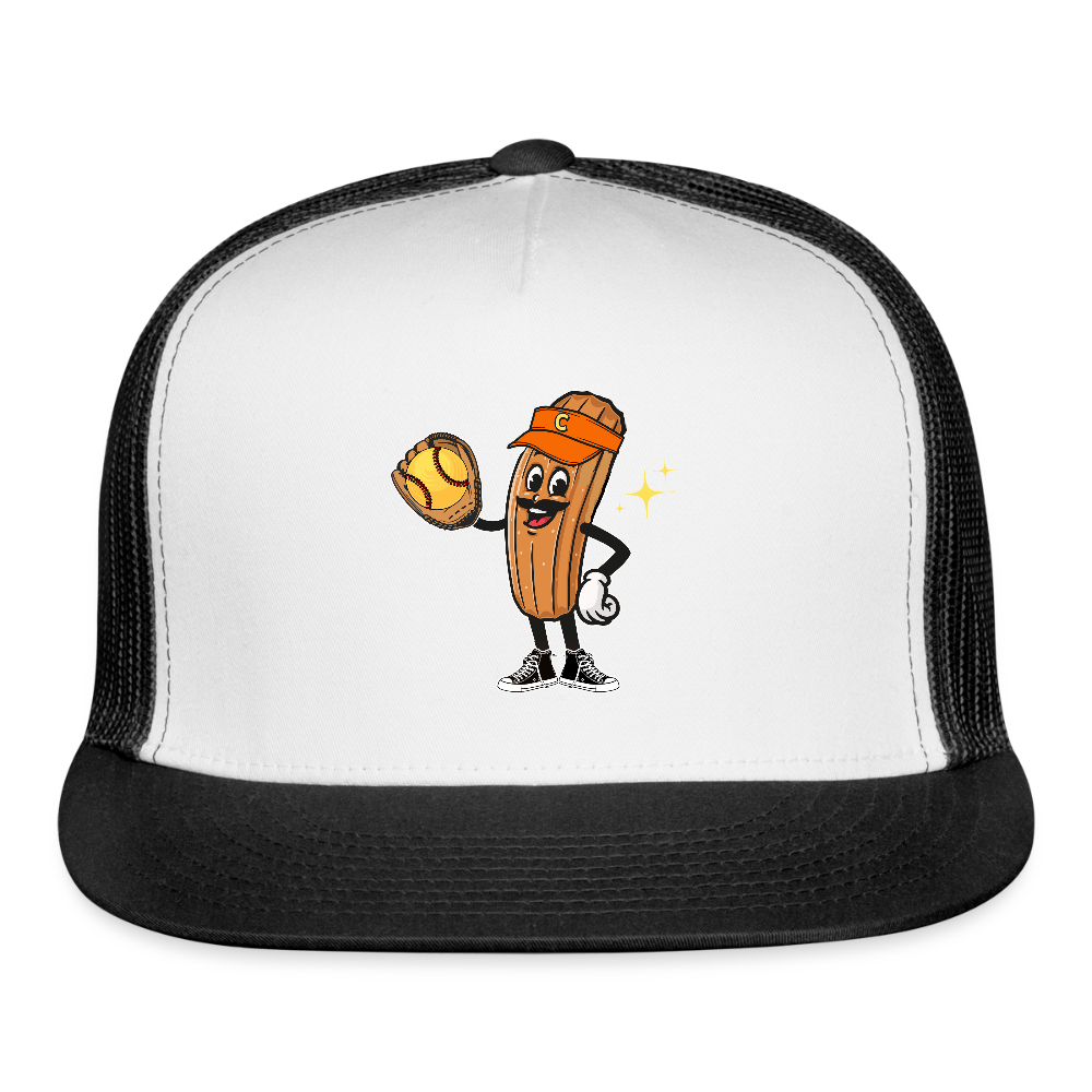 Churros Trucker Hat - white/black