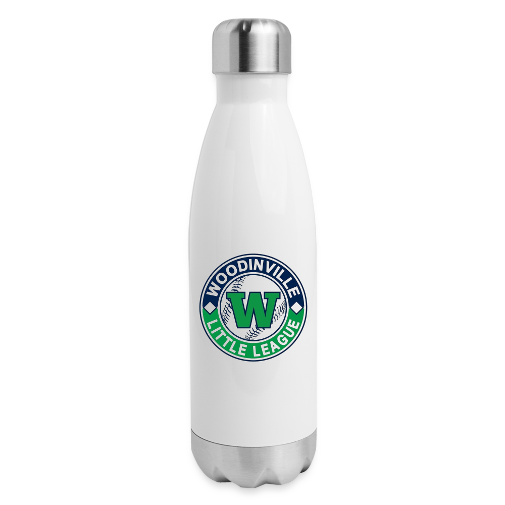 WLL Insulated Stainless Steel Water Bottle - white