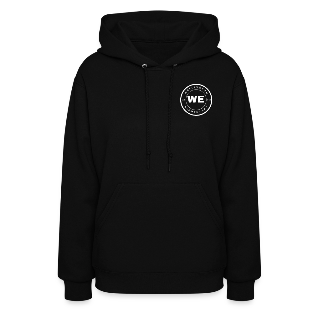 W.E. Small Logo Women's Hoodie - black