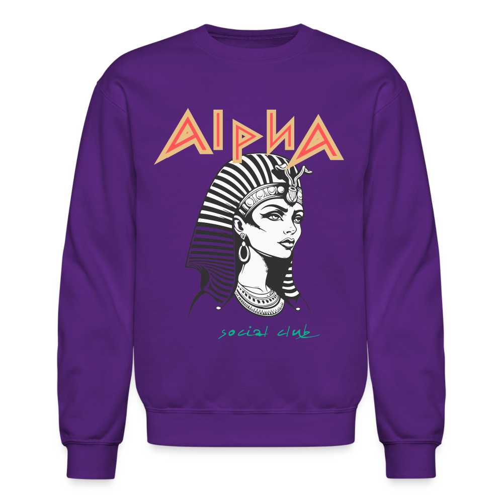 COZY AND CLEO CREWNECK - purple