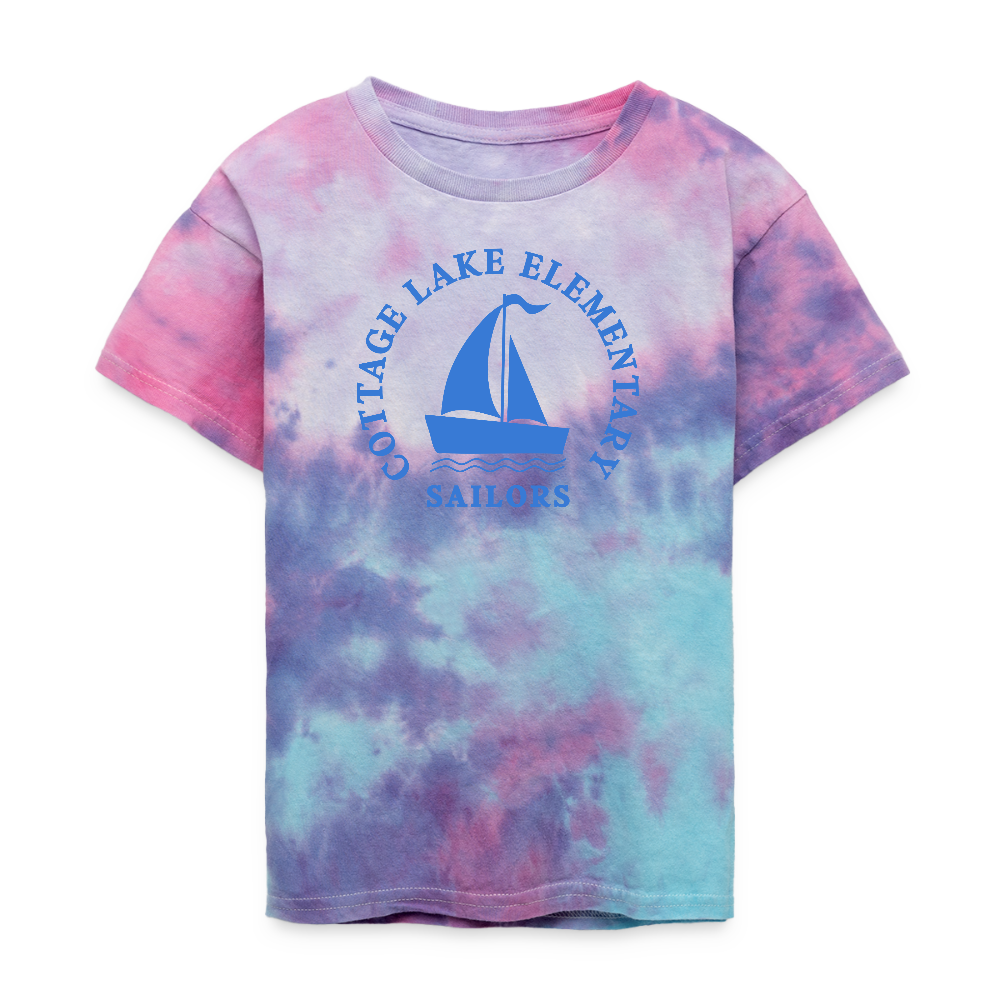 COTTAGE LAKE SPRING #1 | Kid's Tie Dye T-Shirt - cotton candy