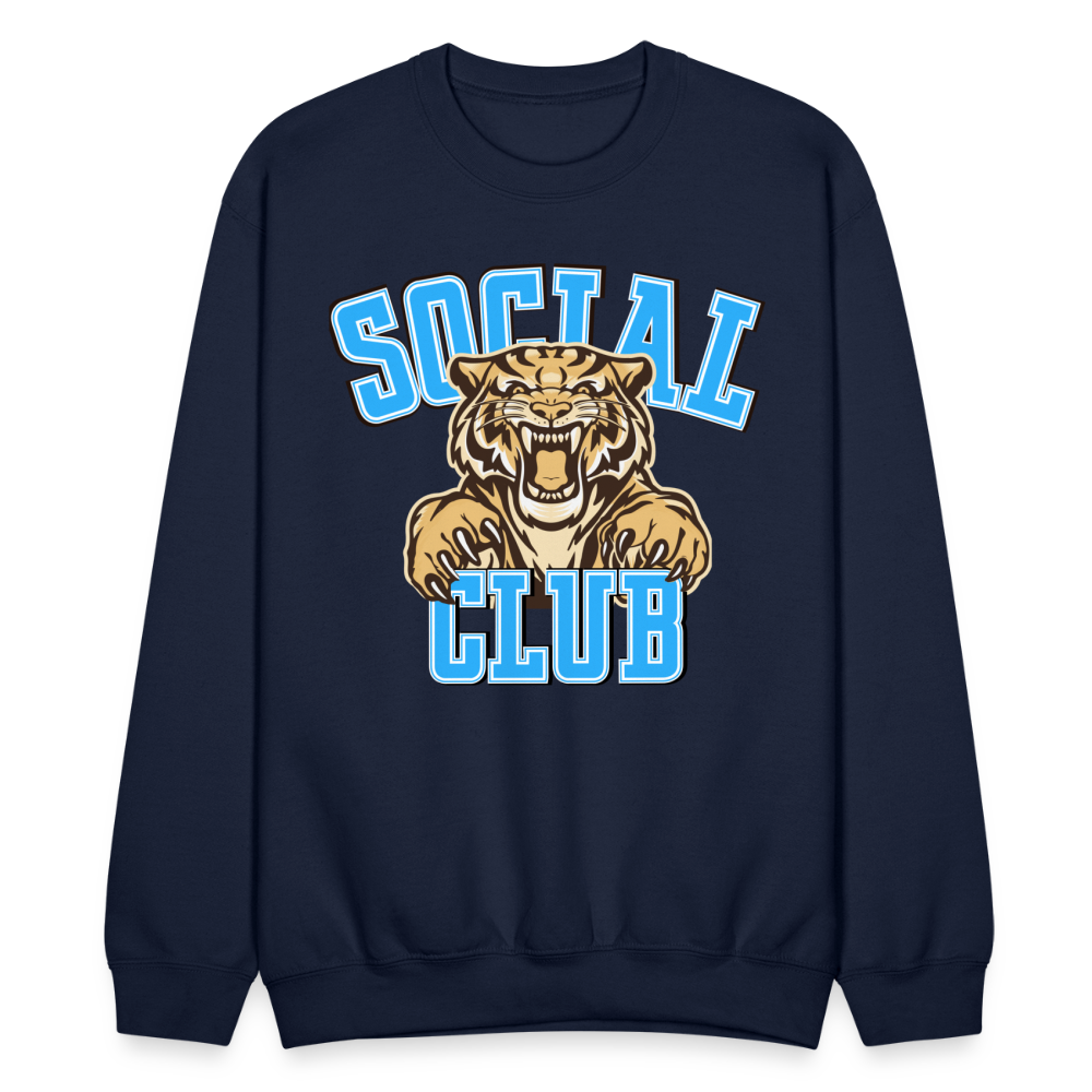 SOCIAL CLUB TIGER Crew - navy