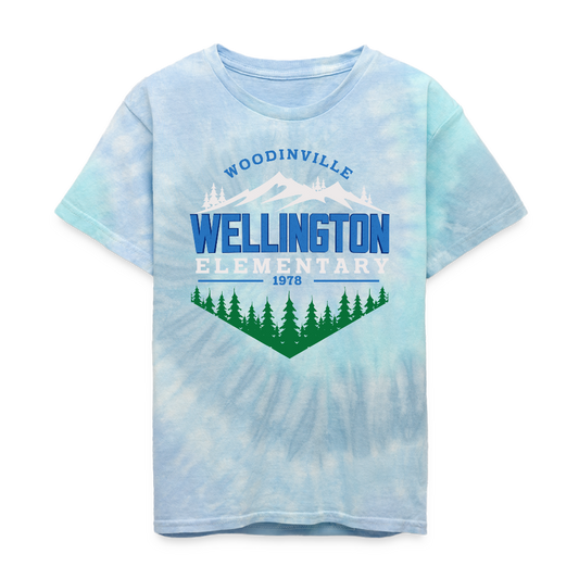 WE Landscape - Kid's Tie Dye T-Shirt - blue lagoon