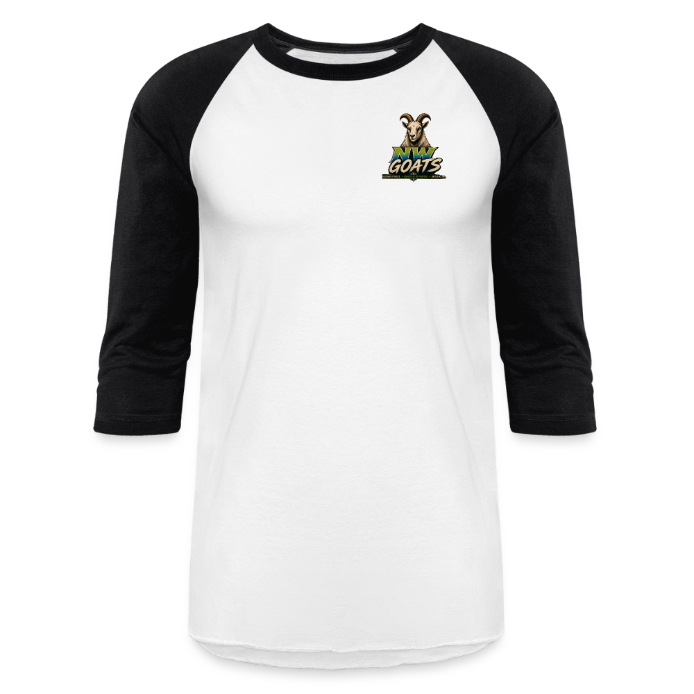 NW Goats N/MOUNTAIN | Baseball T-Shirt - white/black