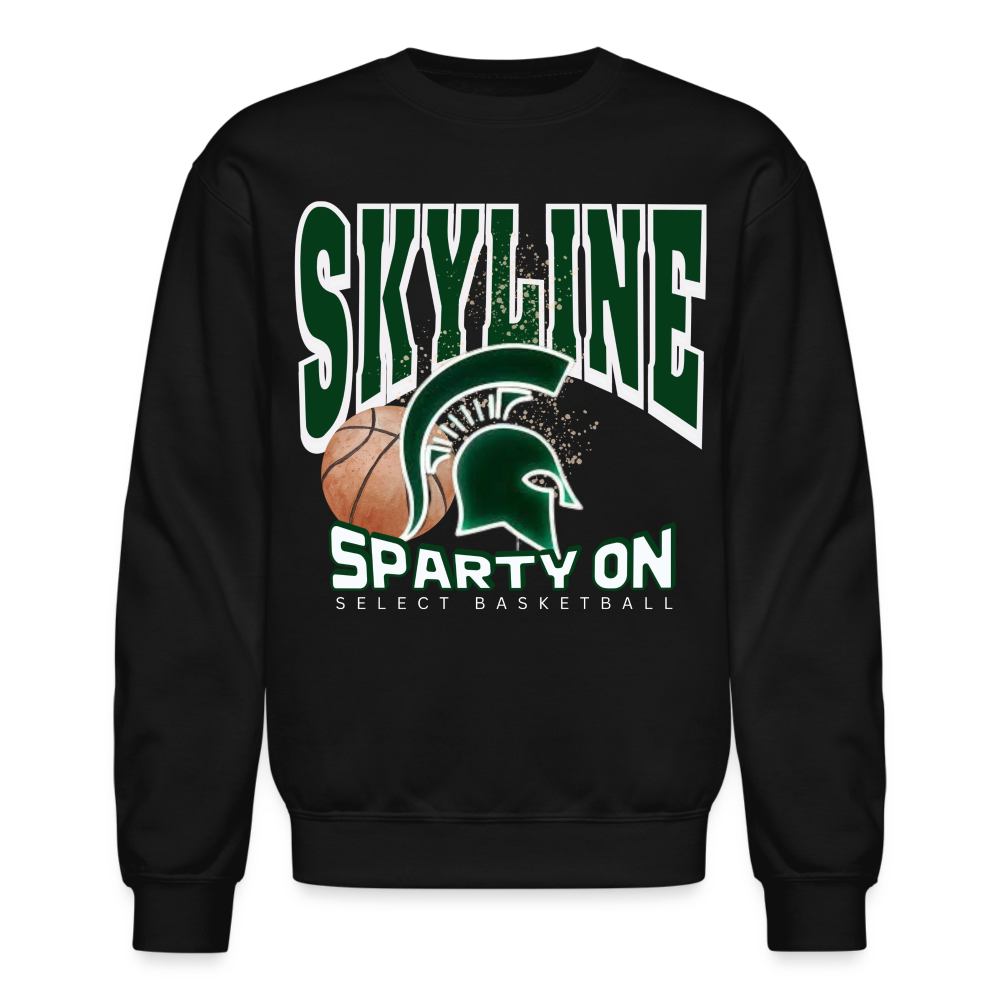 SPARTY ON Skyline Crewneck Sweatshirt - black