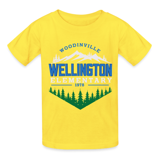 THIRD - Kid's T-Shirt - yellow