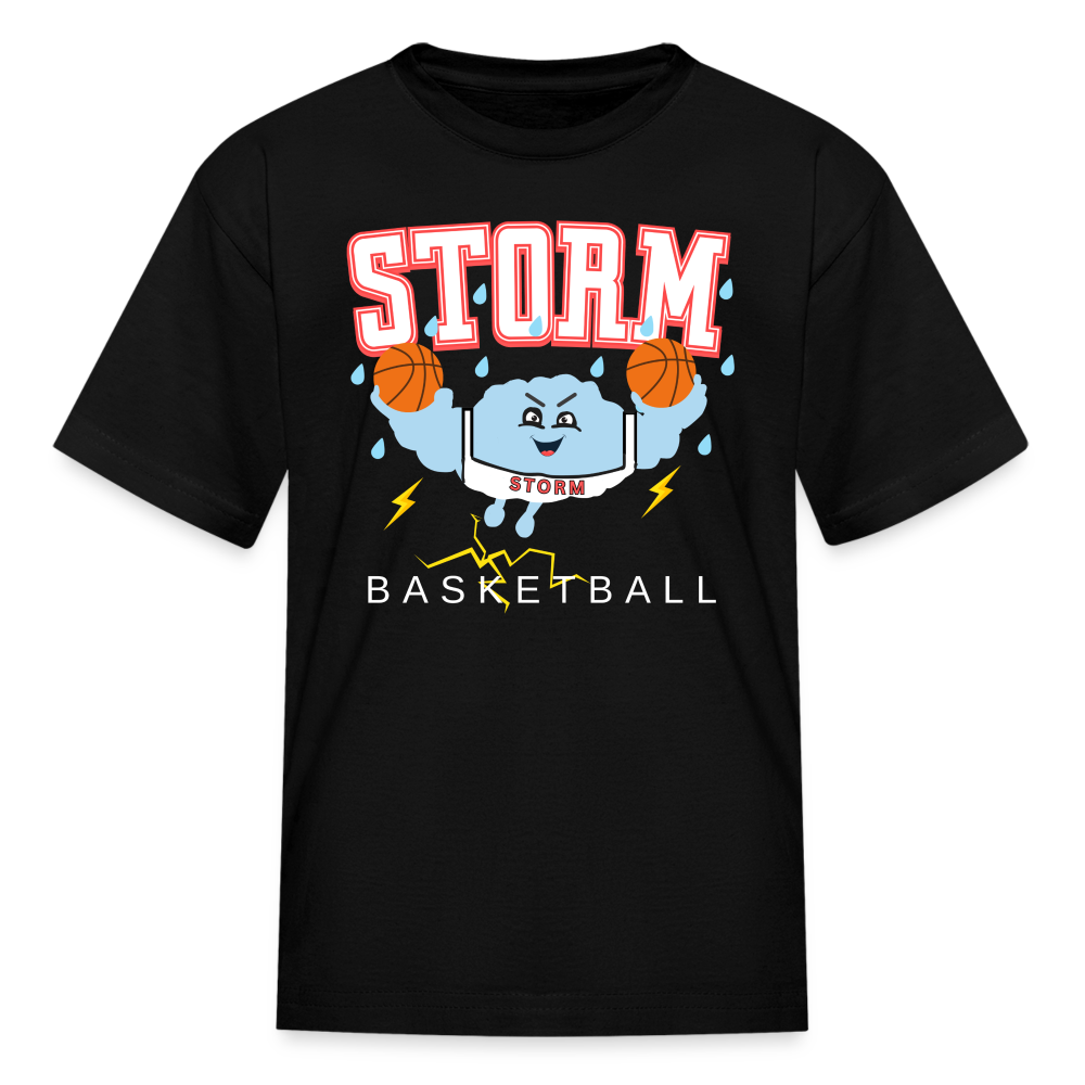 STORM BBALL Kids' T-Shirt - black