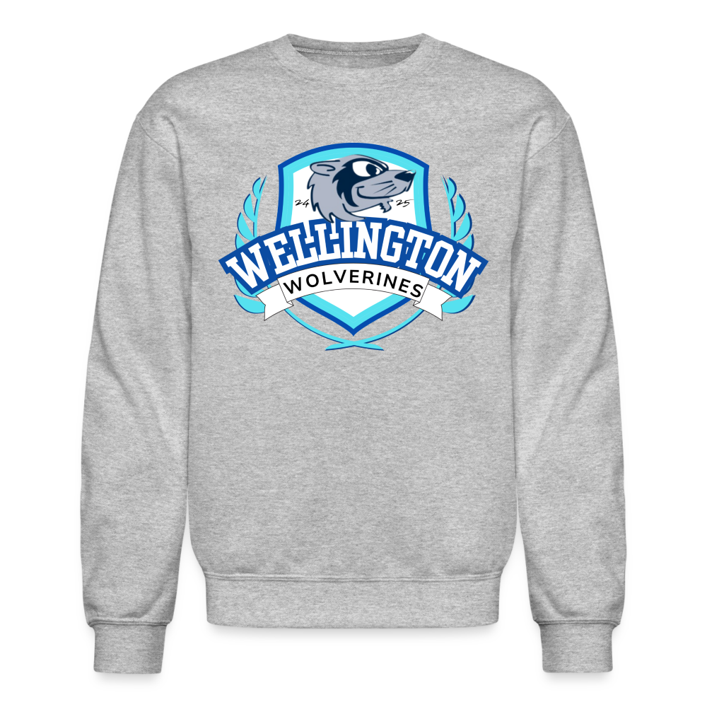 WELLINGTON ADULT CREWNECK 24/25 - heather gray