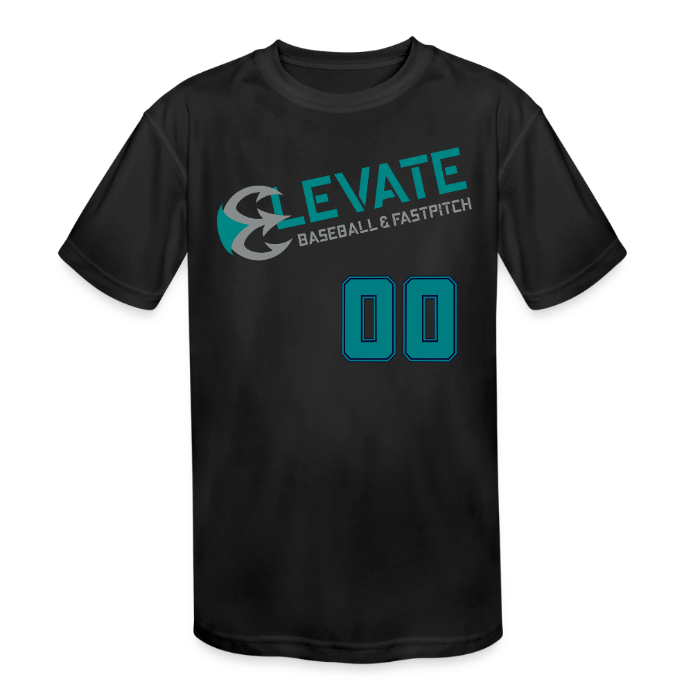 ELEVATE Kids' Moisture Wicking Performance T-Shirt - black