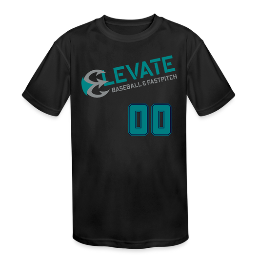 ELEVATE Kids' Moisture Wicking Performance T-Shirt - black