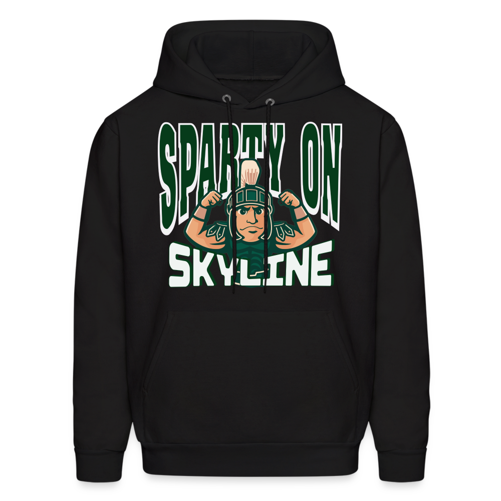 MUSCLE MAN SPARTY ON Hoodie - black