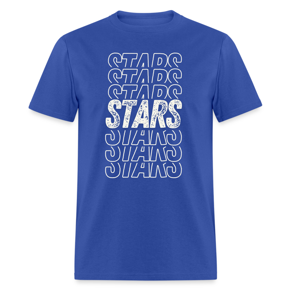 Grade Level Adult Star T-Shirt - royal blue