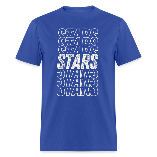 Grade Level Adult Star T-Shirt - royal blue