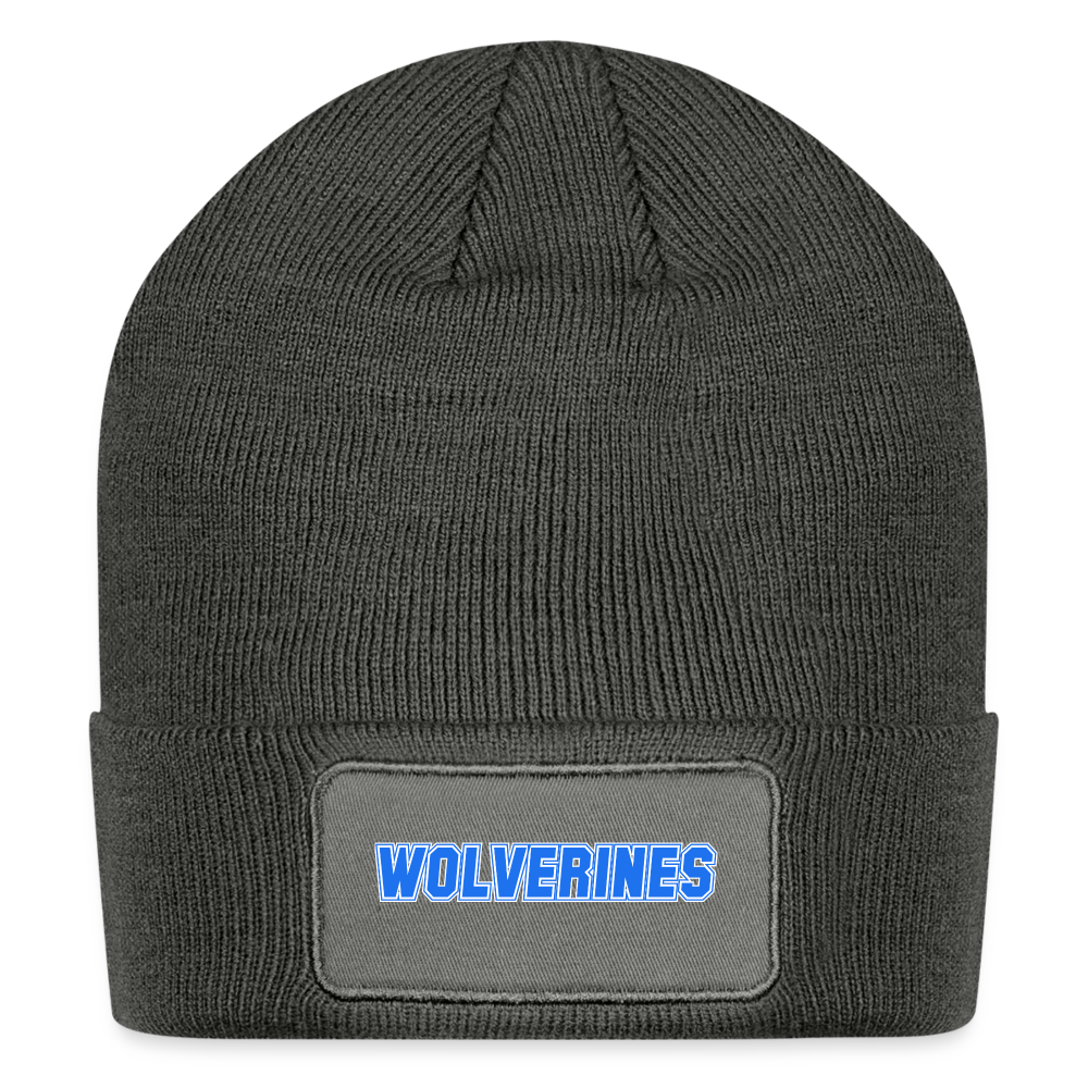 Wellington Patch Beanie 24/25 - charcoal grey