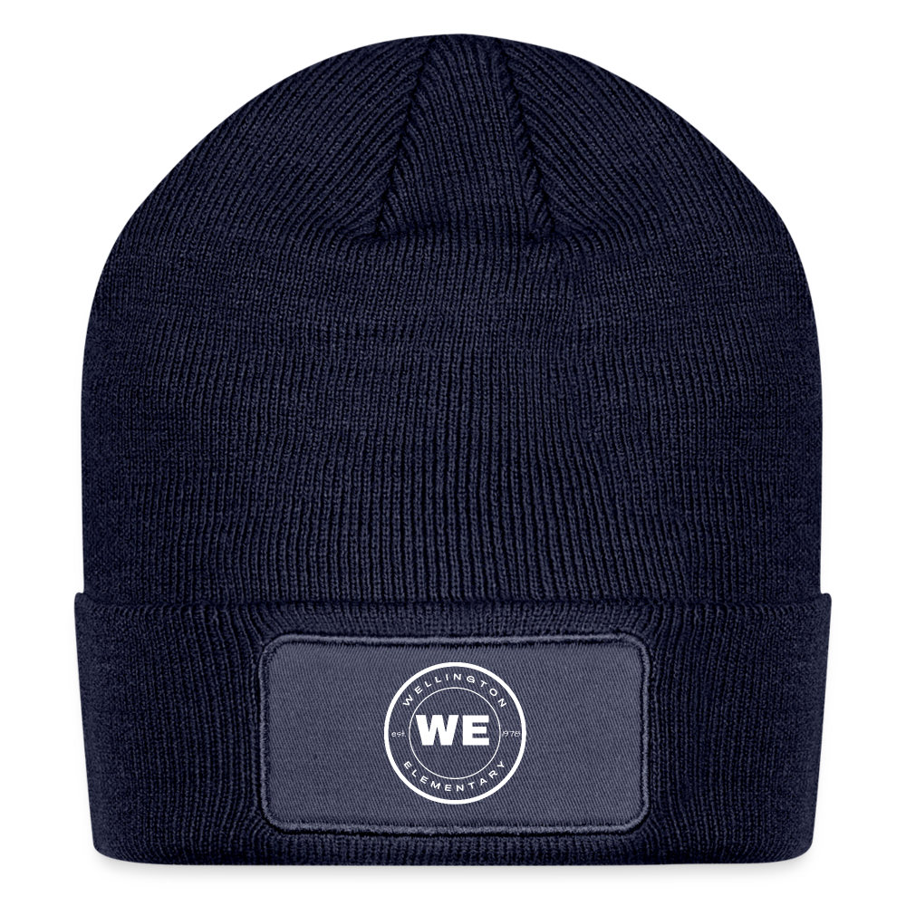 W.E. Patch Beanie - navy