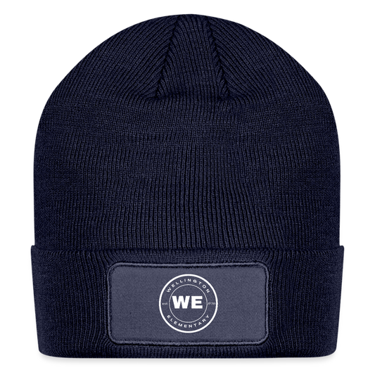 W.E. Patch Beanie - navy