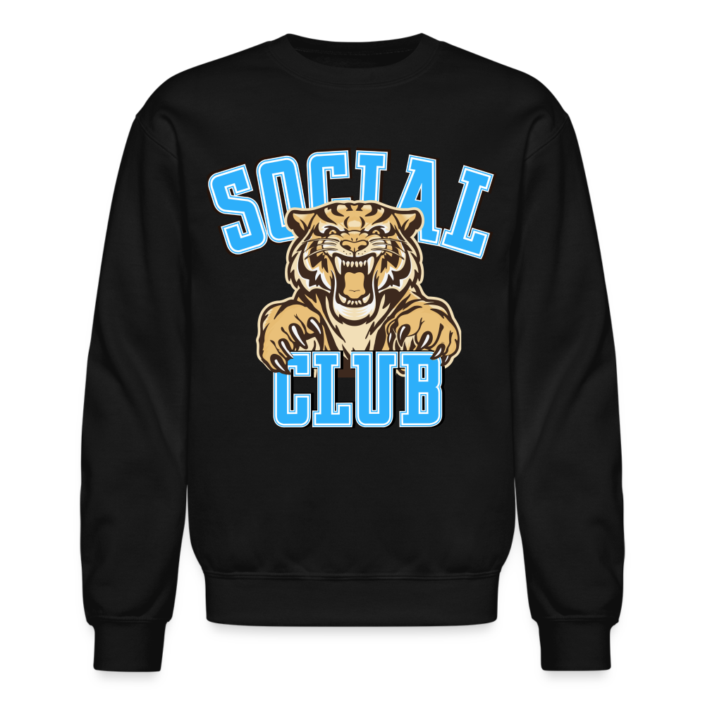 SOCIAL CLUB TIGER Crew - black