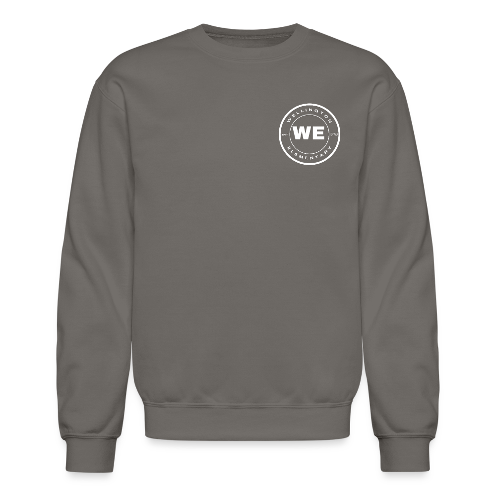 W,E, Small logo Crewneck Sweatshirt - asphalt gray