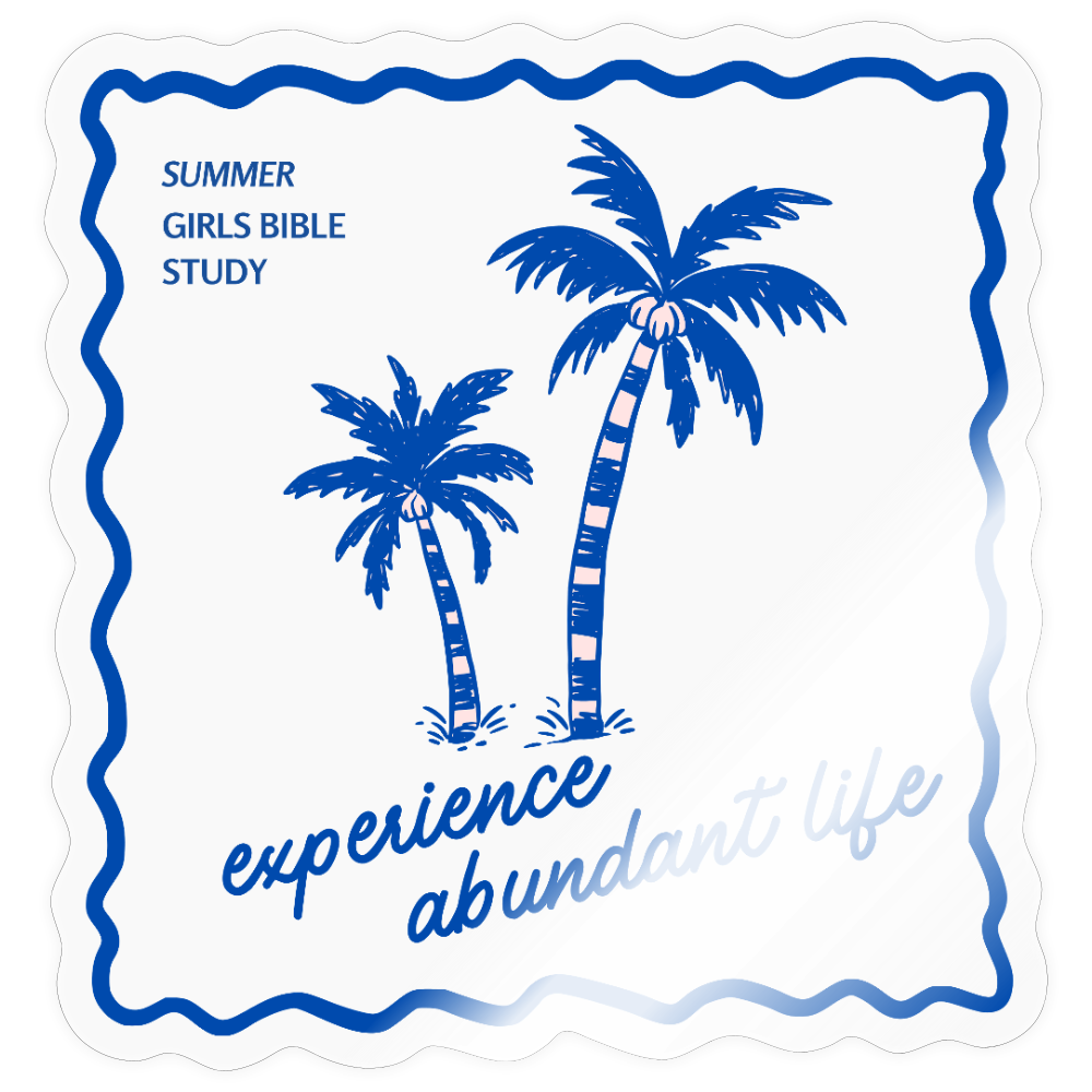 Summer Bible Study | Sticker - transparent glossy