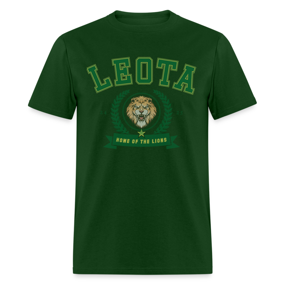 Greens & Yellows Home of the lions Unisex Classic T-Shirt - forest green