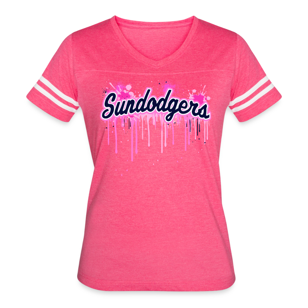 Pink Out SD | Women’s Vintage Sport T-Shirt - vintage pink/white