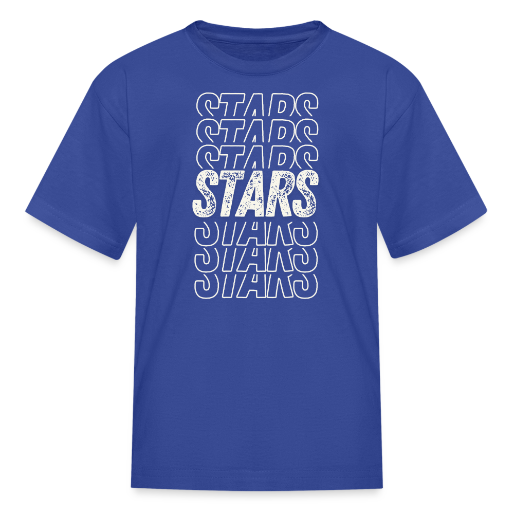 Stars on repeat - Grade Level Colors Kids' T-Shirt - royal blue