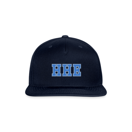 HHE Snapback Baseball Cap - navy