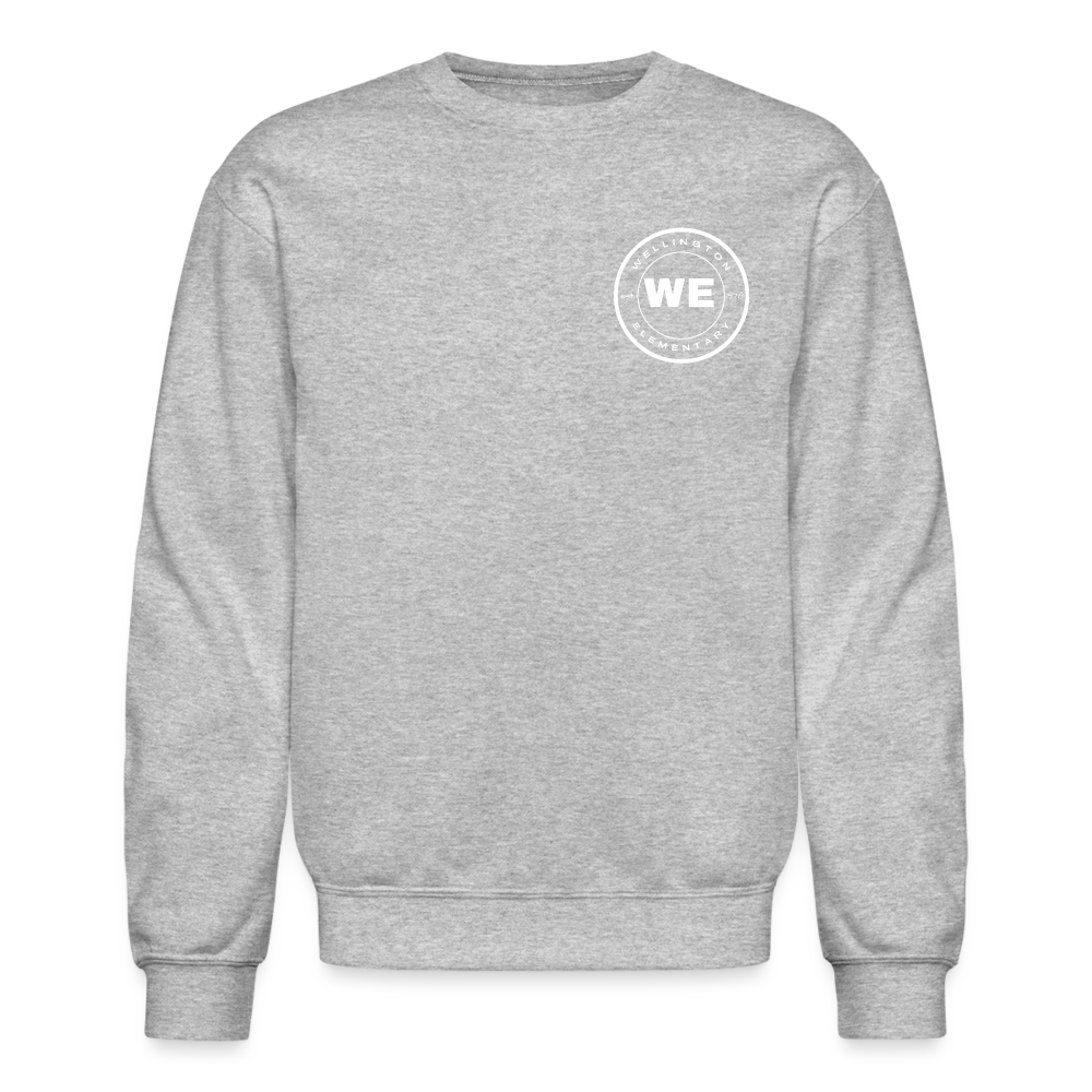 W,E, Small logo Crewneck Sweatshirt - heather gray