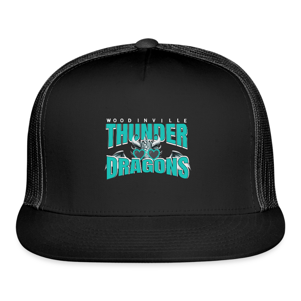 TD Mesh Snapback Hat - black/black