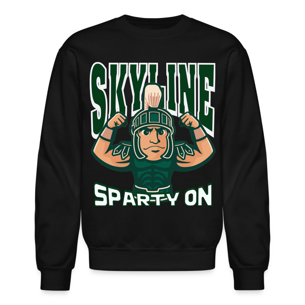 SKYLINE MUSCLE Crewneck Sweatshirt - black