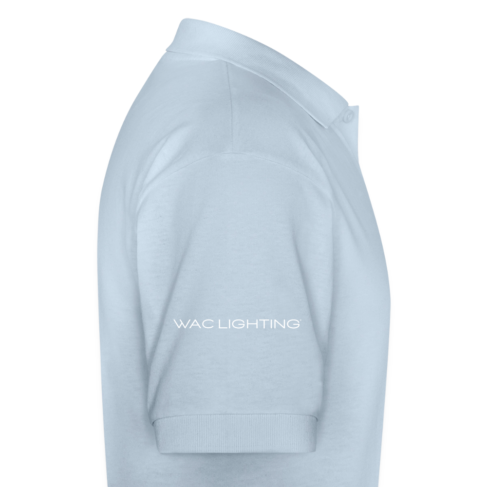 Crescent Lighting | Gildan Unisex 50/50 Jersey Polo - light blue