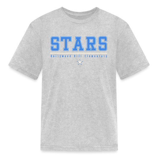 Stars Underlined HH Kids Tee - heather gray