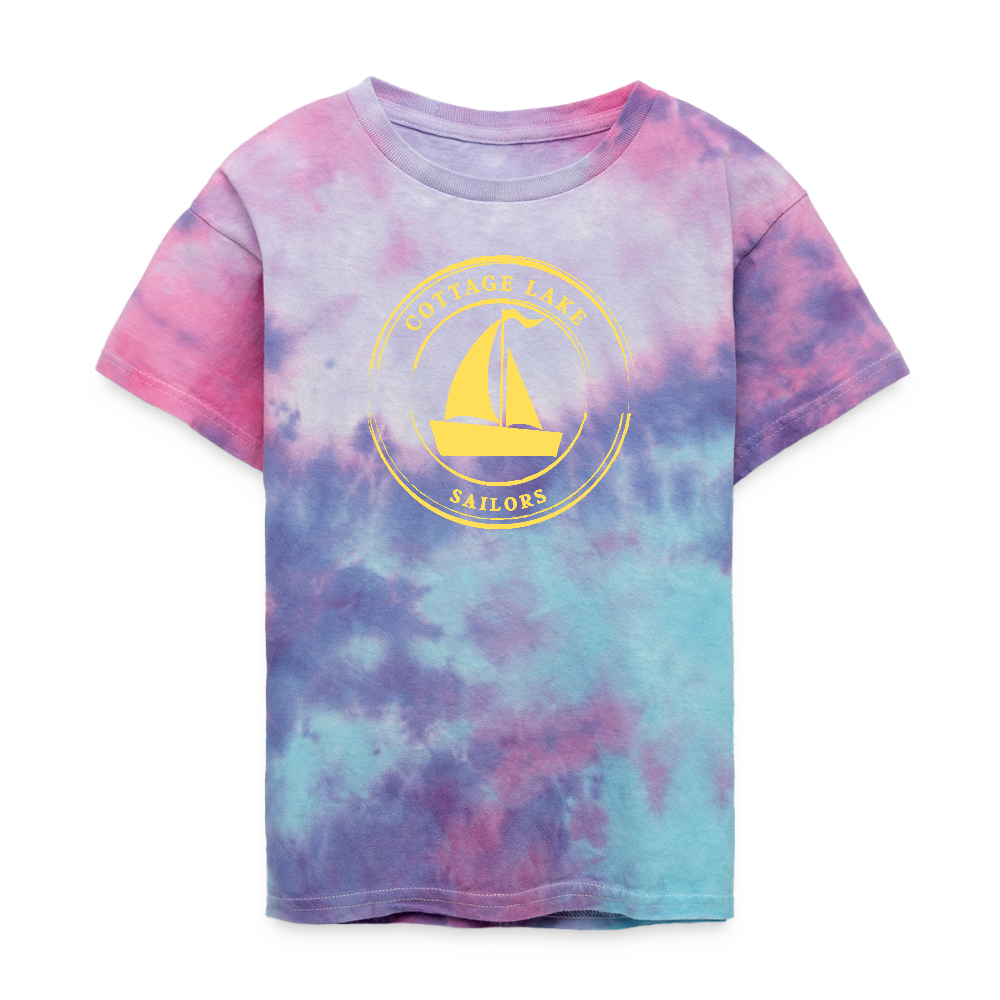 COTTAGE LAKE SPRING #3 | Kid's Tie Dye T-Shirt - cotton candy