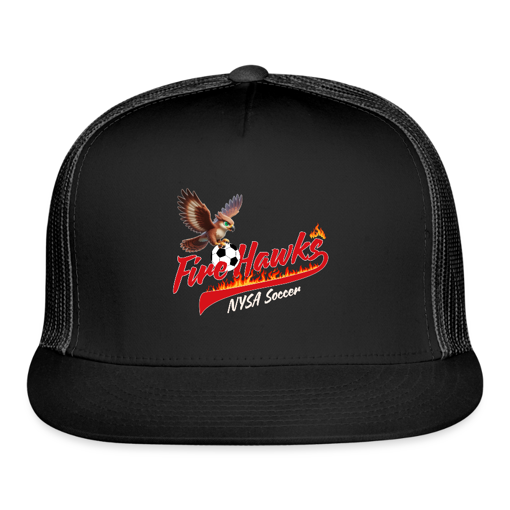 Fire Hawks Baseball Cap - black/black