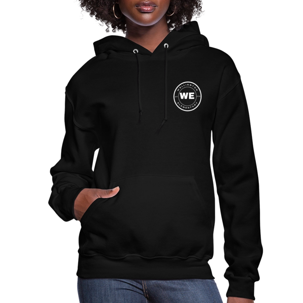 W.E. Small Logo Women's Hoodie - black