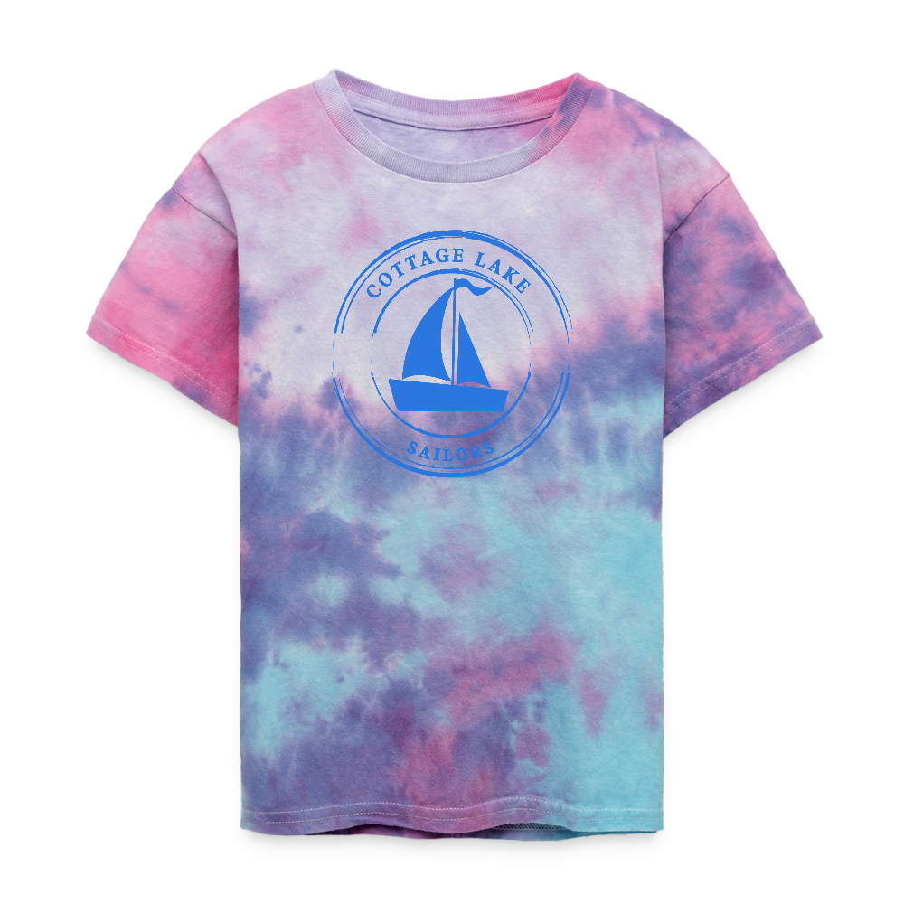 COTTAGE LAKE SPRING #4 | Kid's Tie Dye T-Shirt - cotton candy