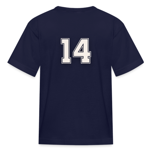 14 youth  T-Shirt - navy