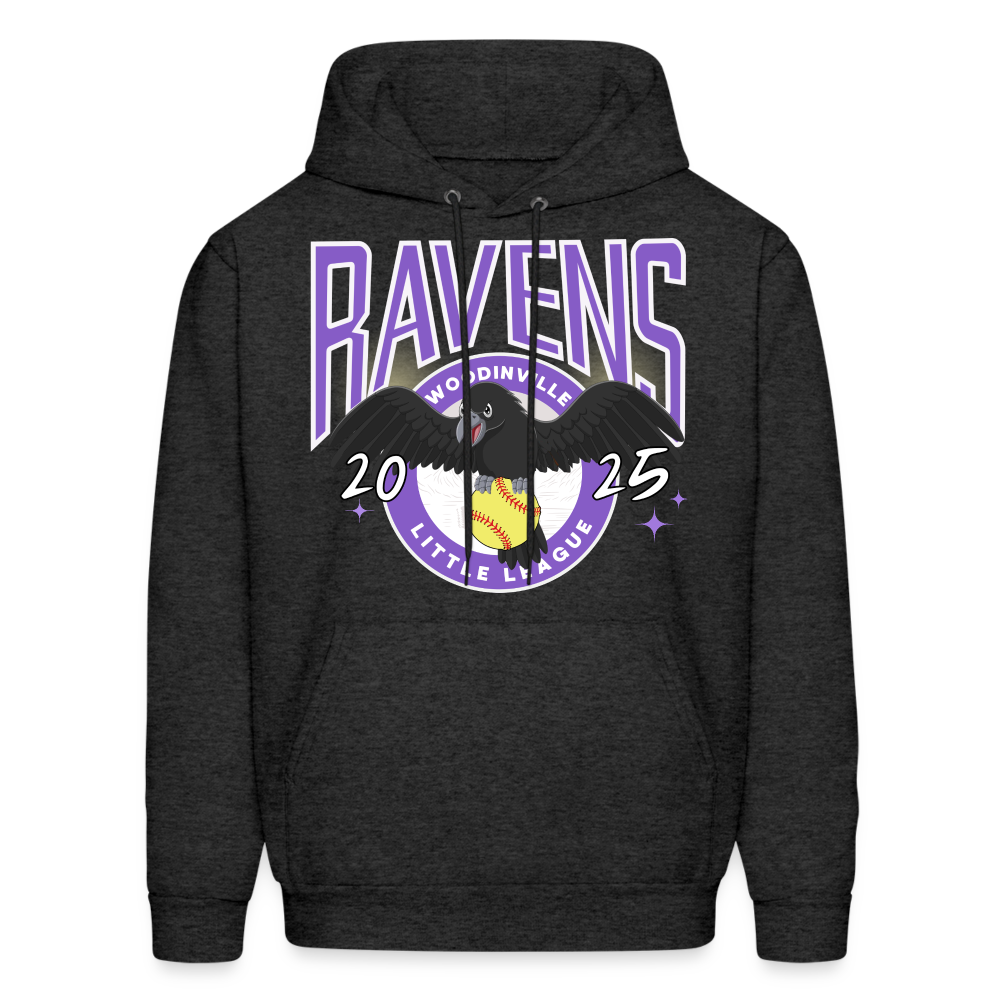 RAVEN'S TEAM (NO LAST NAMES) Hoodie - charcoal grey