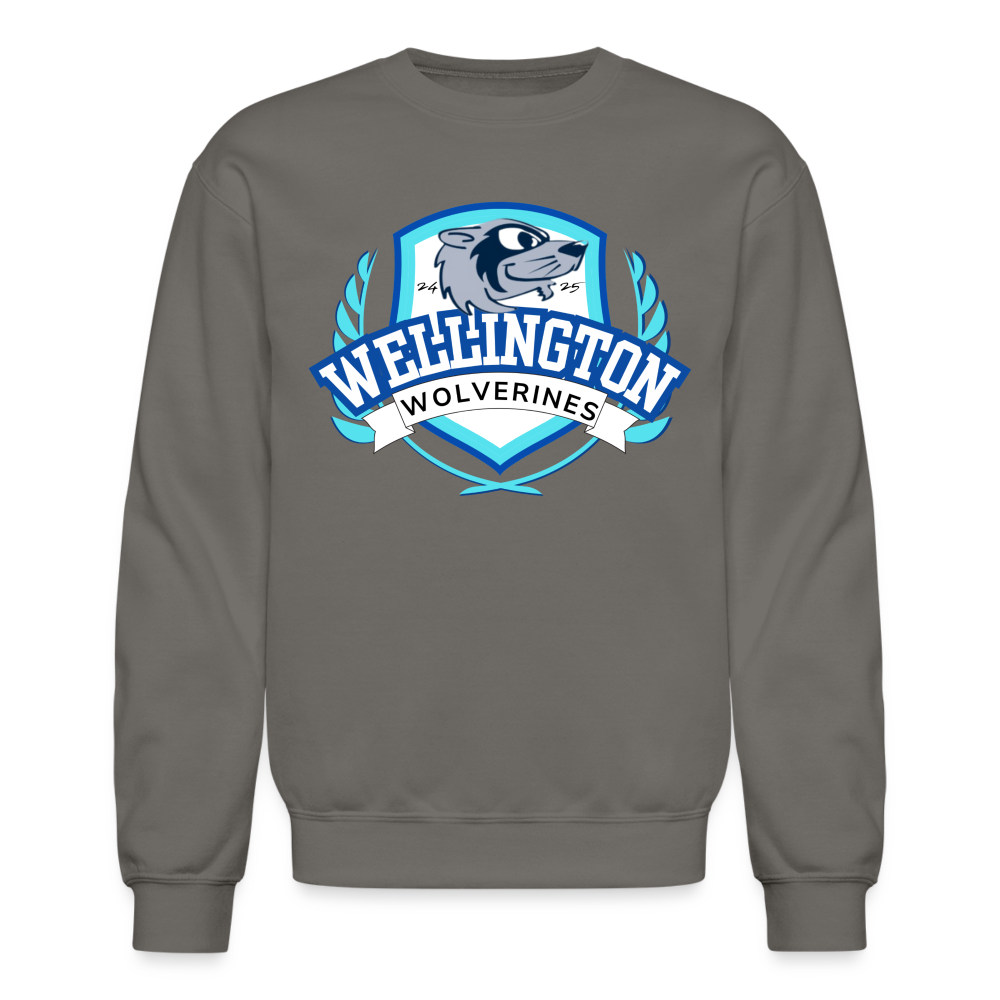 WELLINGTON ADULT CREWNECK 24/25 - asphalt gray