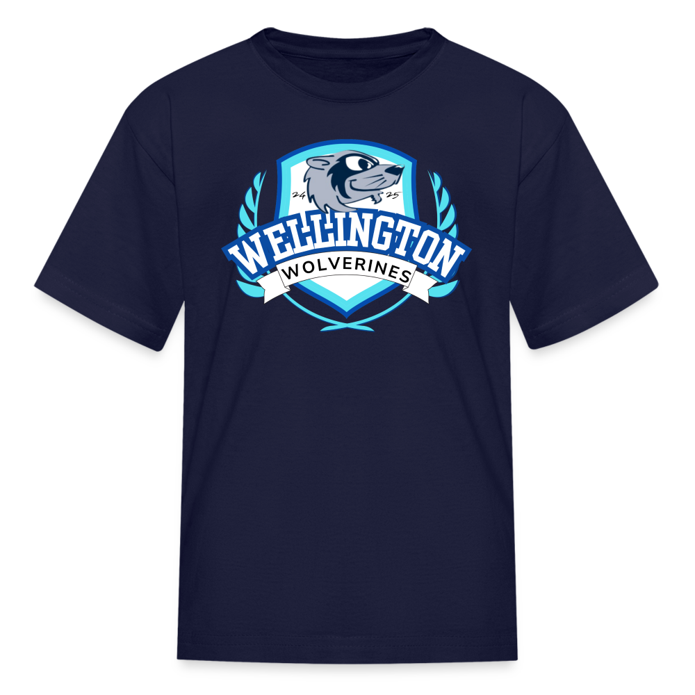 Wellington Kids' T-Shirt - navy