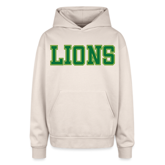 LIONS - Women's Oversized Hoodie - Sand