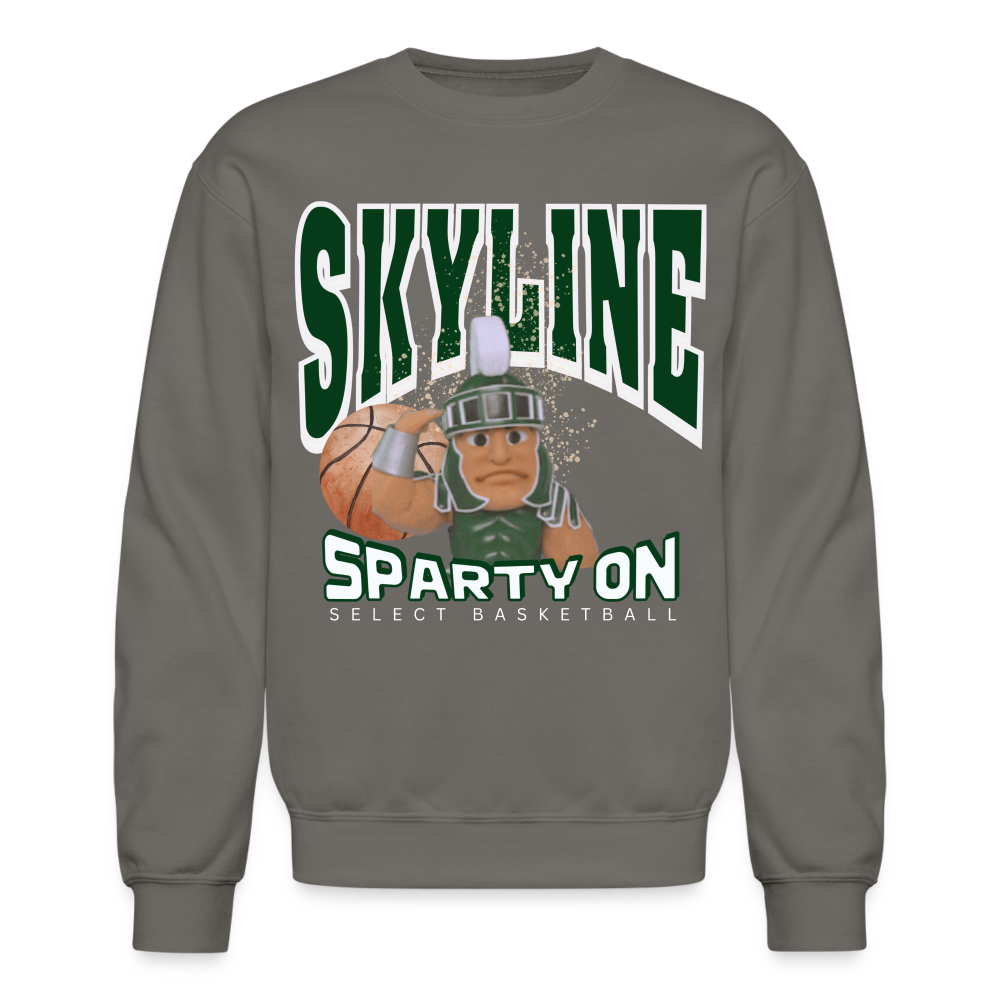 SPARTY GUY Skyline Crewneck Sweatshirt - asphalt gray